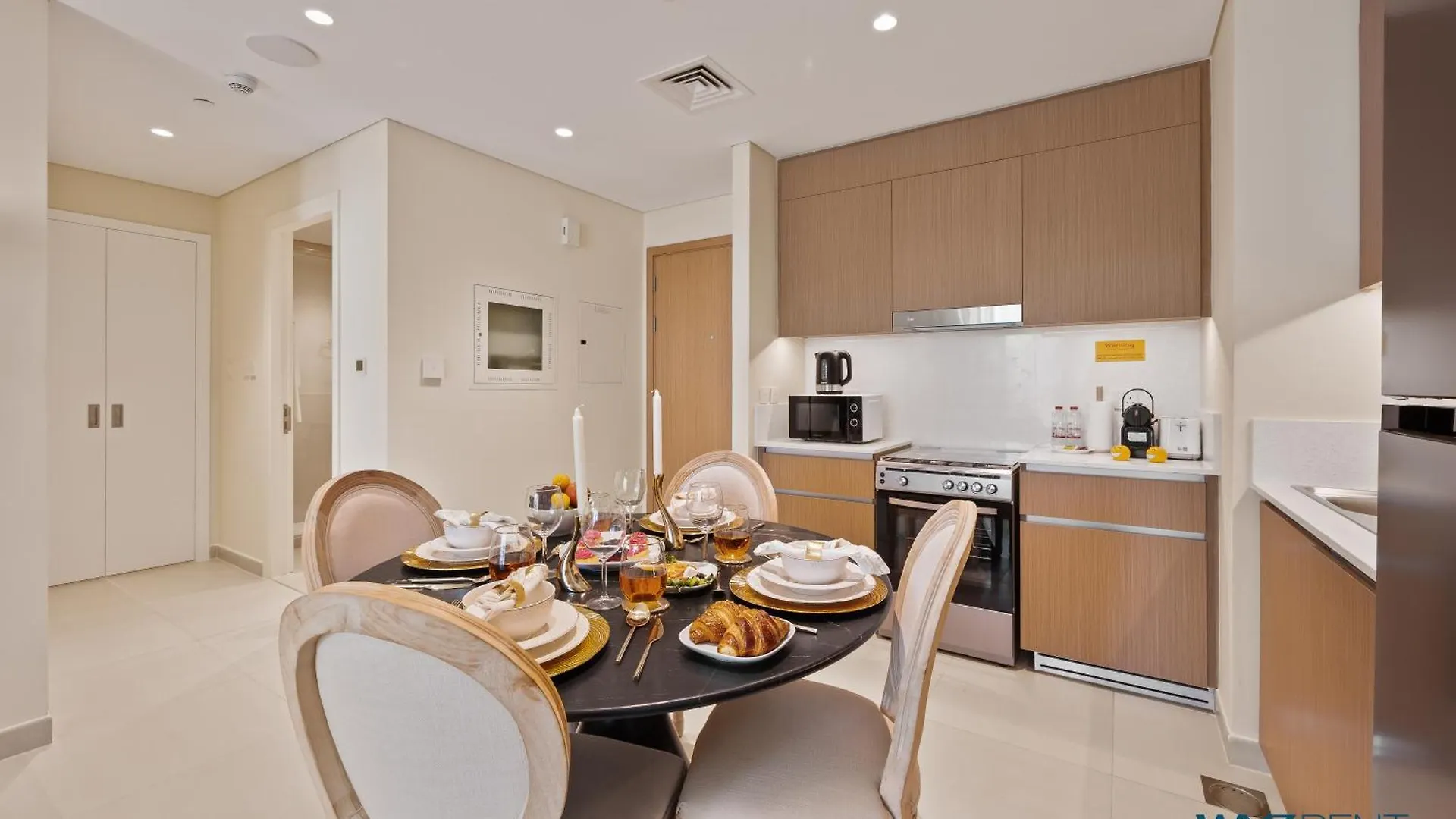 Pink Panther Soft Glam 1Br In Surf 2-Creek Beach Dubai Apartment