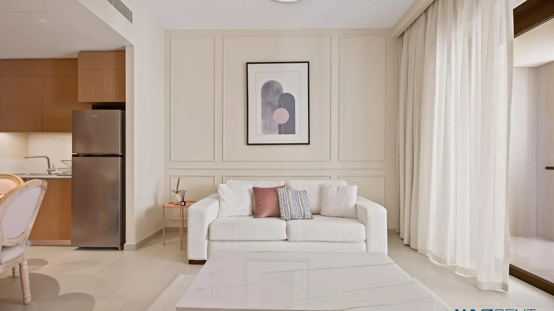 Pink Panther Soft Glam 1Br In Surf 2-Creek Beach Dubai Apartment